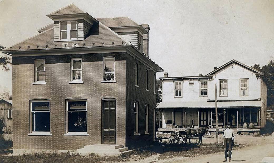 First National Bank and Park's Store